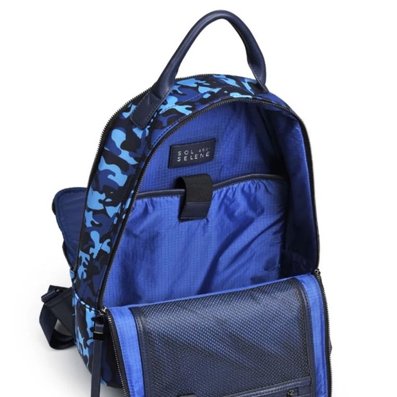 NEW Sol And Solene Cloud Nine Blue Camo Backpack